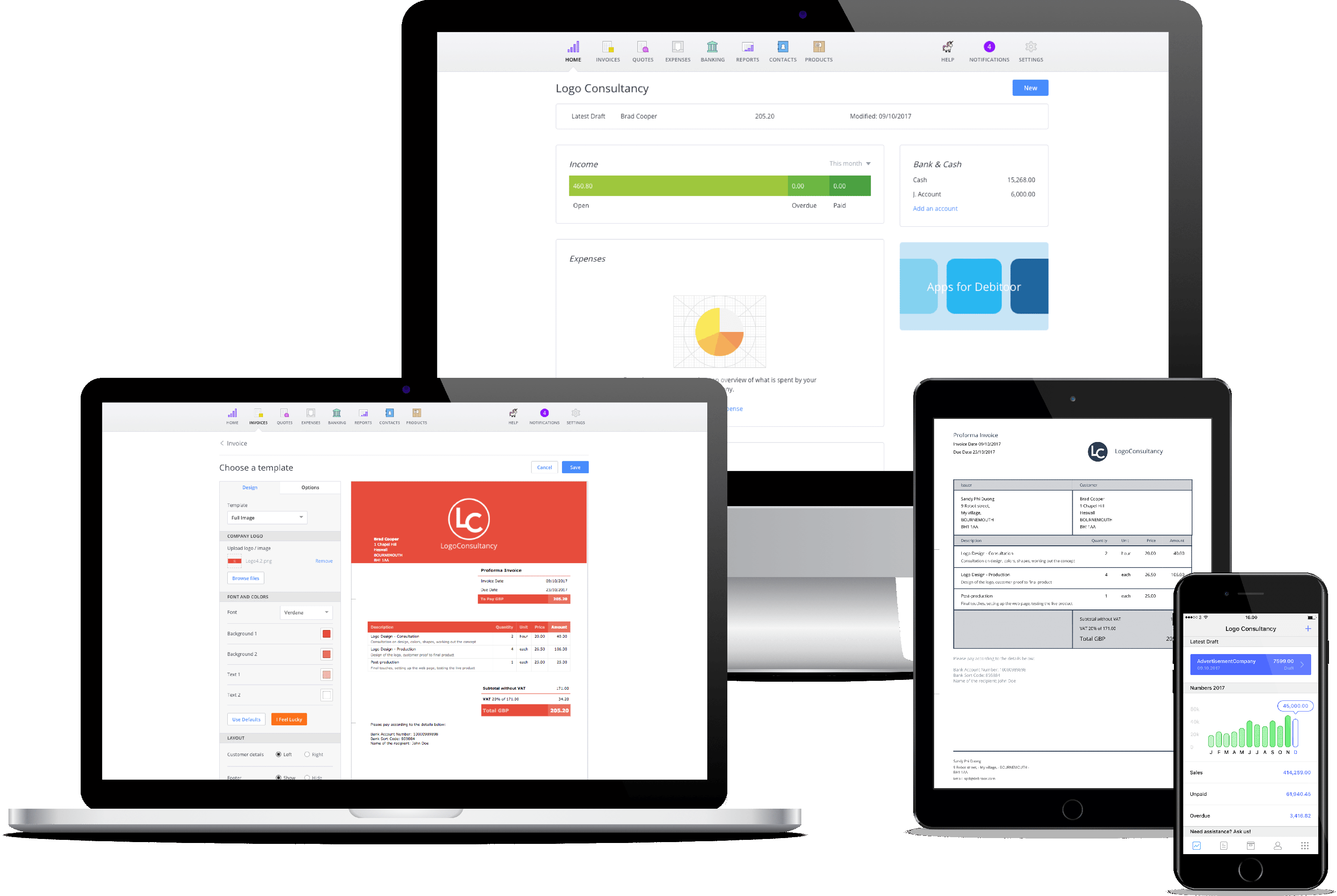 Einfaches Rechnungsprogramm für Freelancer, Gründer und Kleinunternehmer durch Focus auf UX